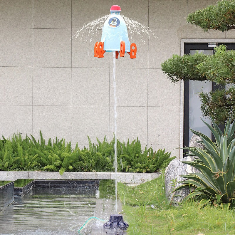 Water Rocket Sprinkler for Interactive Backyard Play