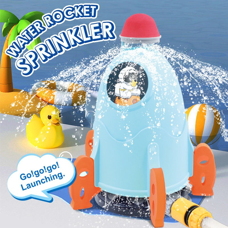 Water Rocket Sprinkler for Interactive Backyard Play