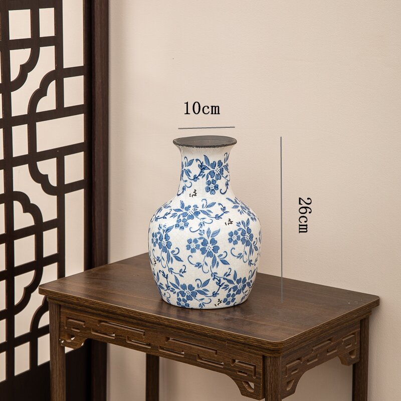 Blue And White Ceramic Vase For Timeless Vintage Style