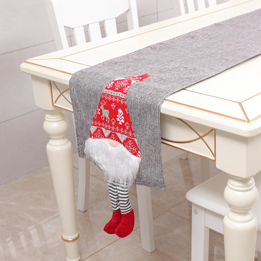 Christmas Gnome Table Runner Festive Holiday Decor