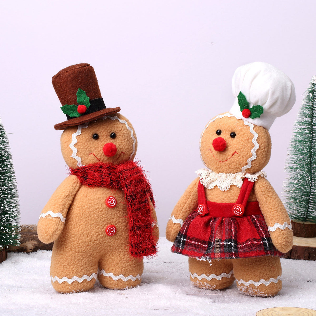 Christmas Gingerbread Dolls for Festive Holiday Decor