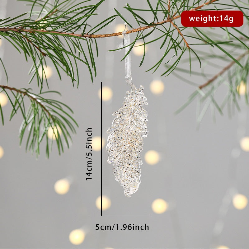 Acrylic Christmas Ornaments for Sparkling Tree Decor