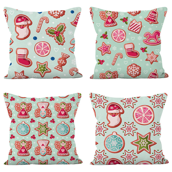 Christmas Pillow Covers for Colorful Holiday Sofa Styling