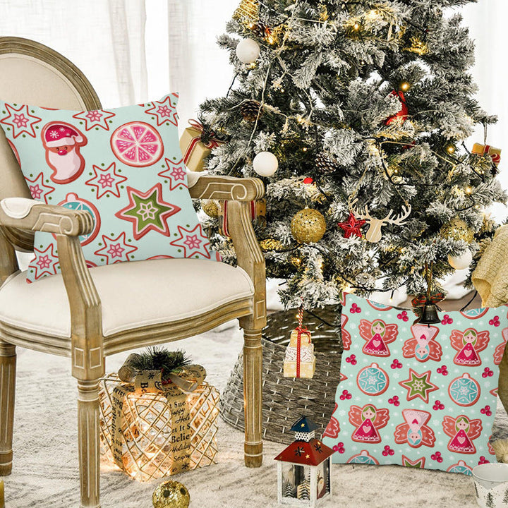 Christmas Pillow Covers for Colorful Holiday Sofa Styling