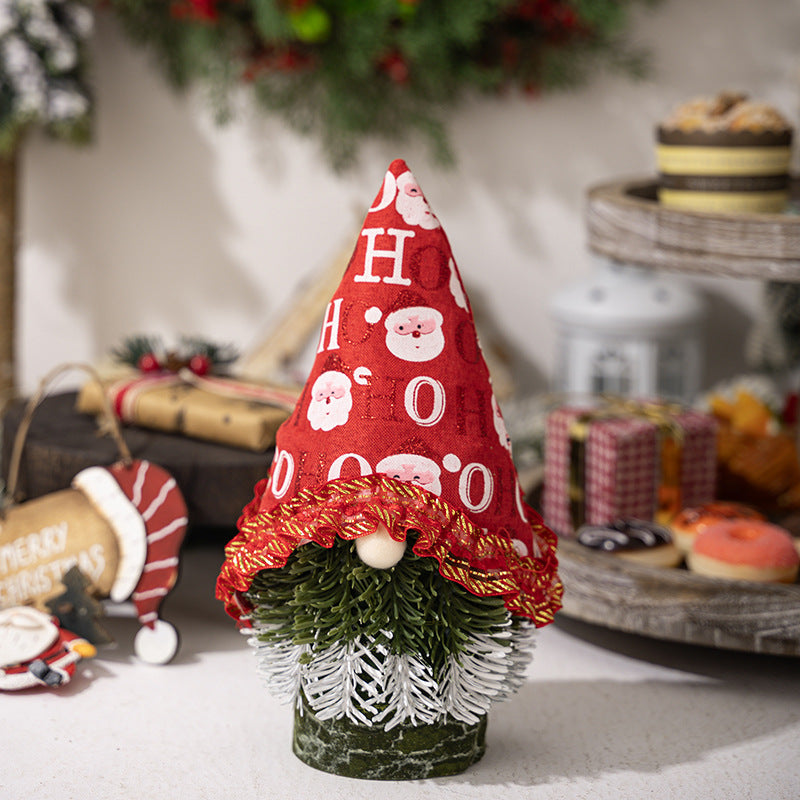 Christmas Gnome Ornaments Pair for Cozy Holiday Decor
