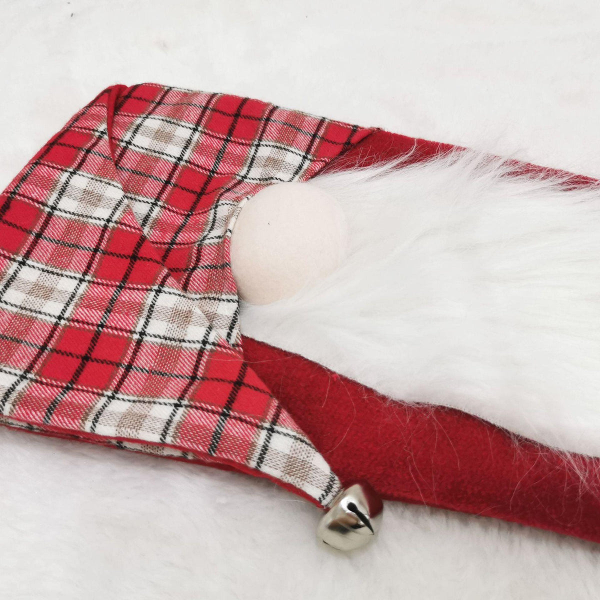 Christmas Gnome Stocking for Cheerful Mantel Decor