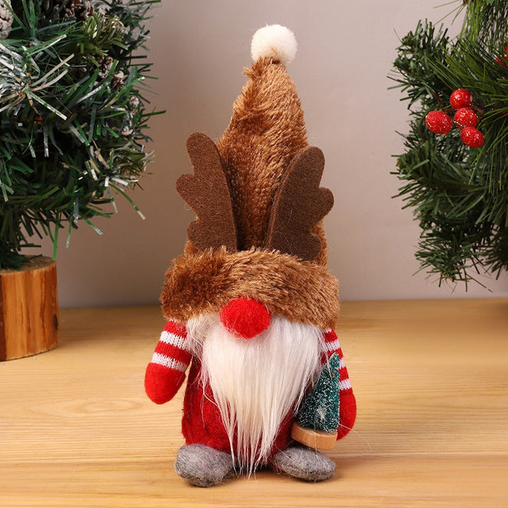 Christmas Gnome Decor – Plush Nordic Holiday Ornament