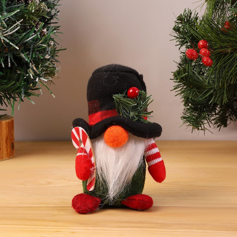 Christmas Gnome Decor – Plush Nordic Holiday Ornament