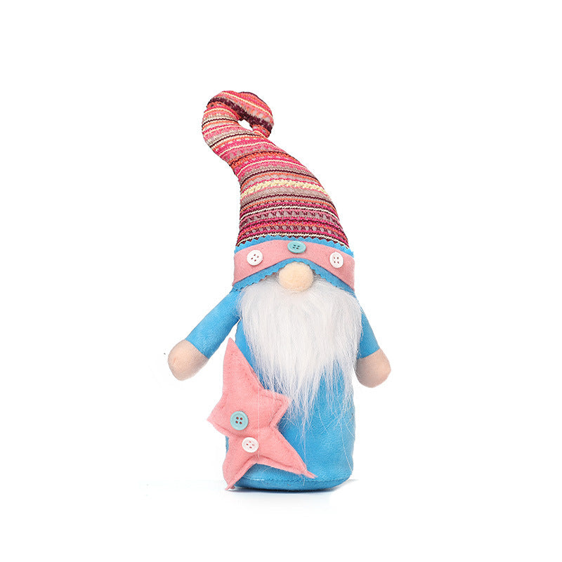 Christmas Gnome Decorations Pair for Festive Displays