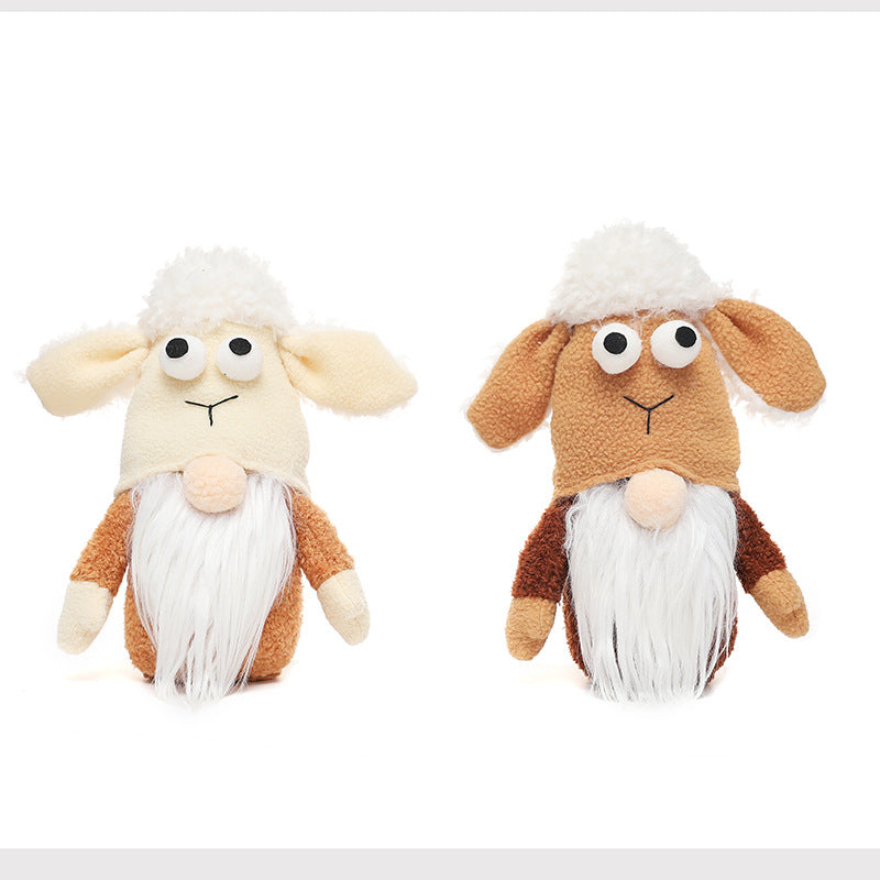 Plush Christmas Deer Ornaments for Cozy Holiday Decor
