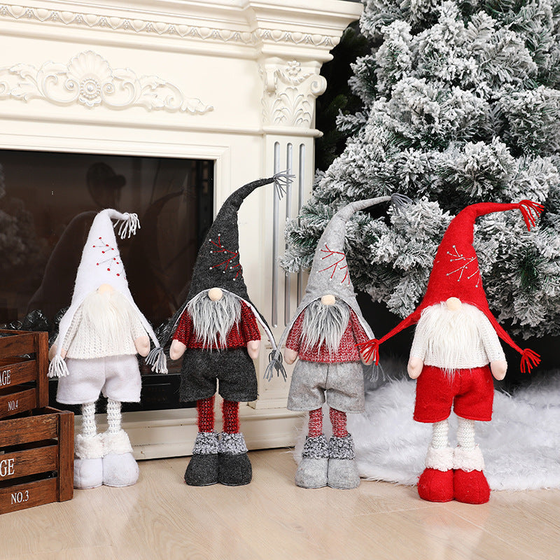Christmas Gnome Decorations Set for Festive Displays