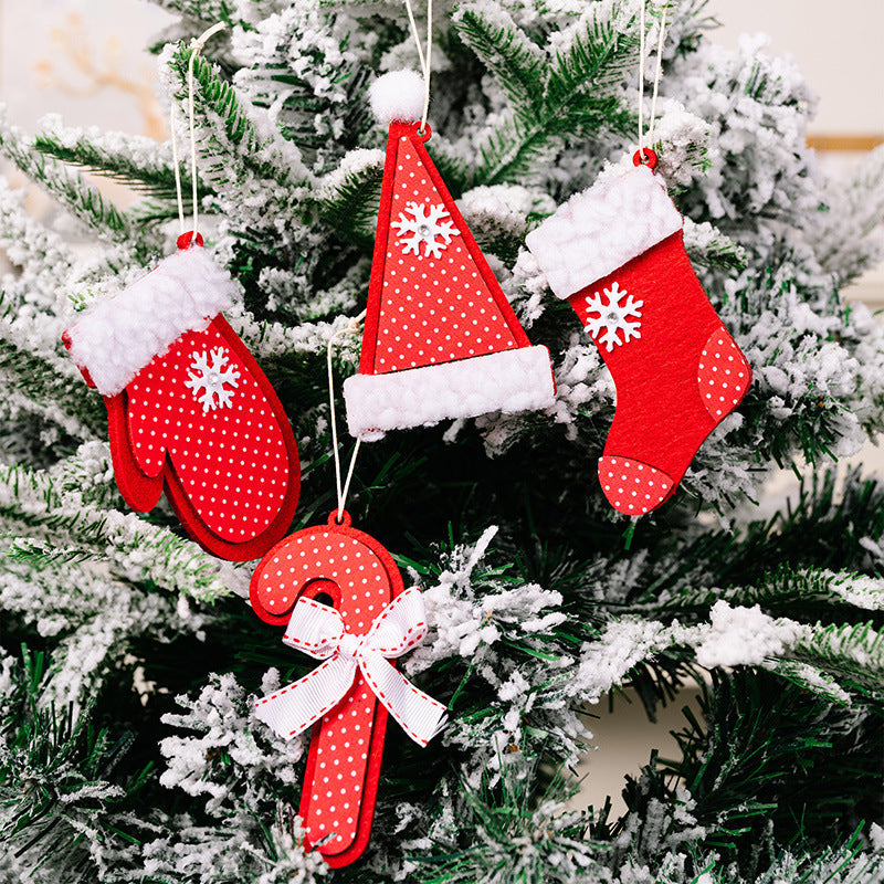 Christmas Fabric Ornaments Set for Cozy Holiday Decor