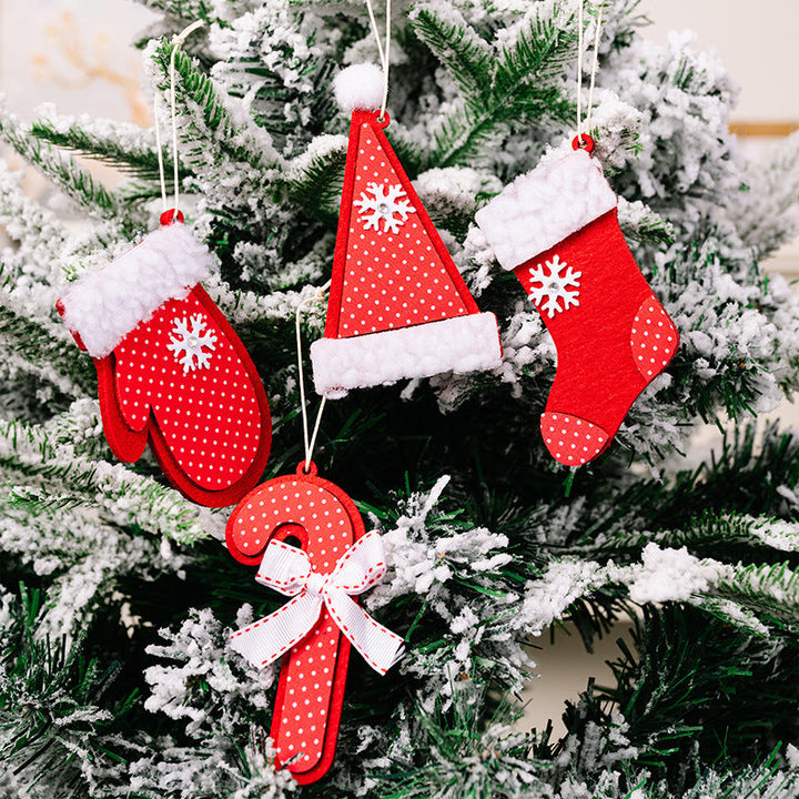 Christmas Fabric Ornaments Set for Cozy Holiday Decor