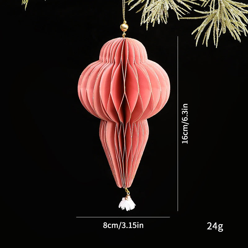 Honeycomb Christmas Ornaments For Dimensional Charm