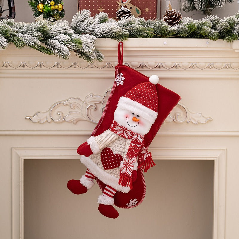 Christmas Stocking Set for Cozy Festive Mantel Decor