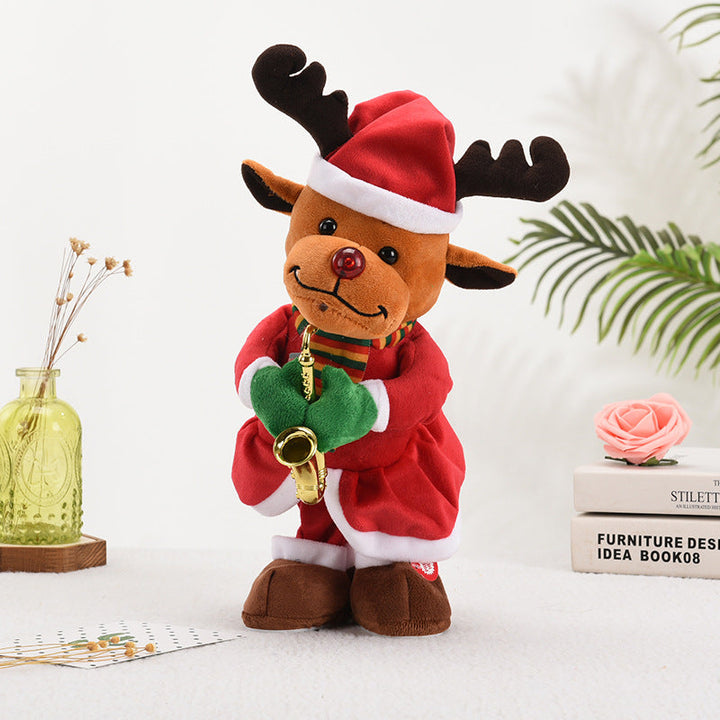 Animated Christmas Plush Toy That Sings And Twists