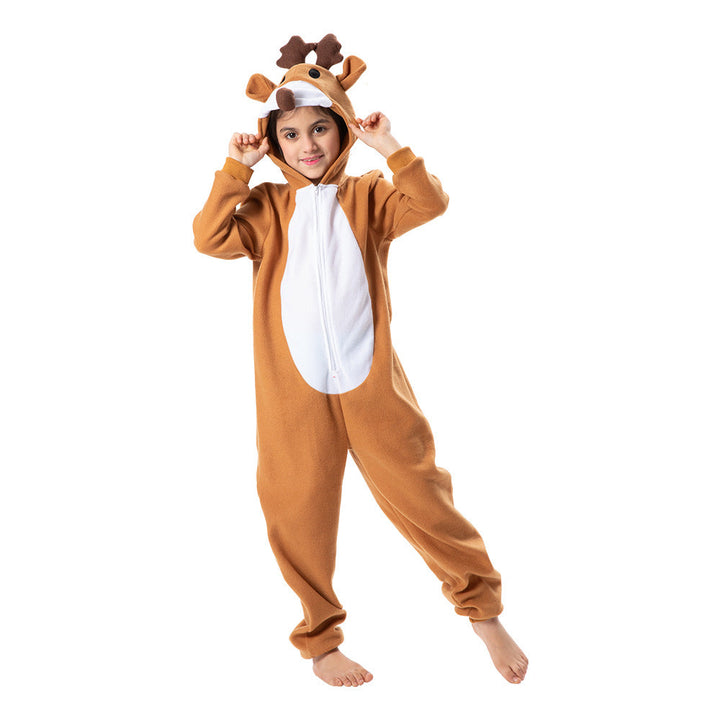 Reindeer Costume Pajamas for Festive Holiday Parties