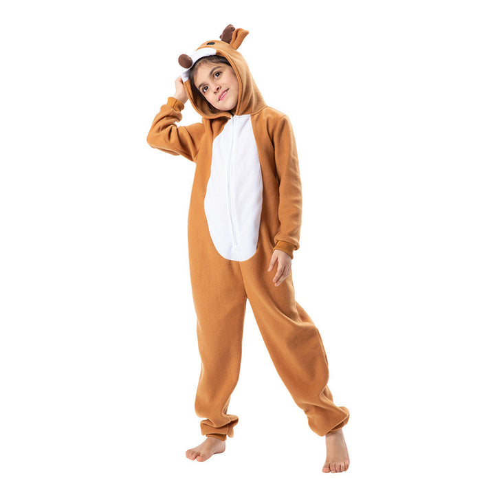 Reindeer Costume Pajamas for Festive Holiday Parties