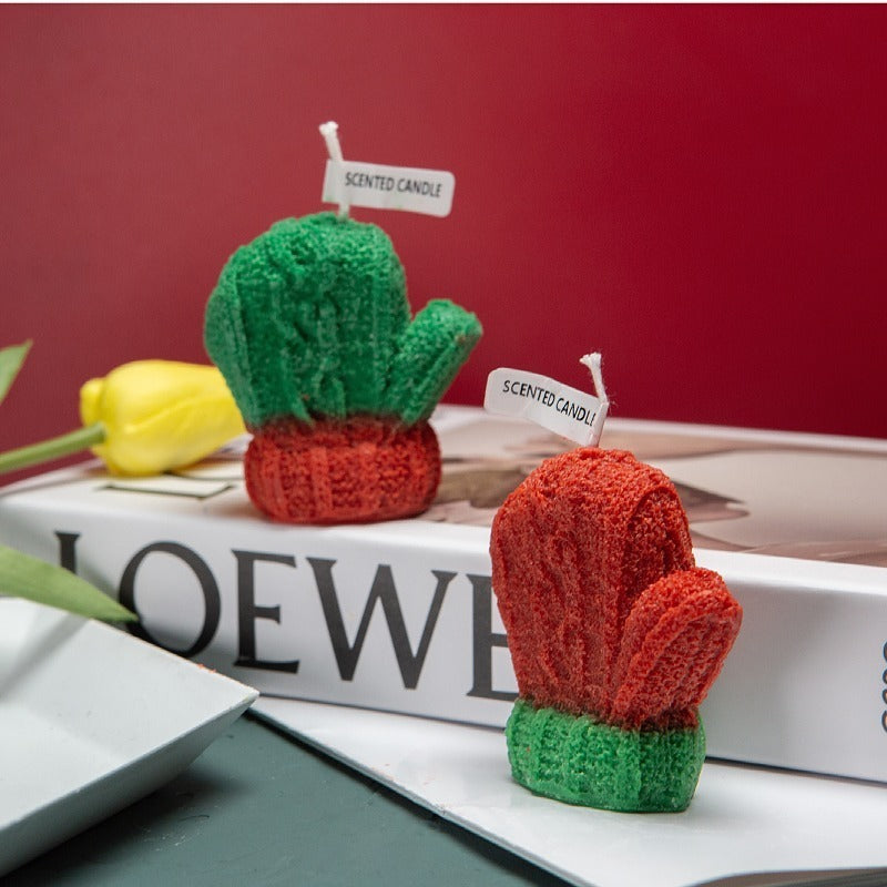 Cactus Scented Candle for Playful Holiday Home Decor
