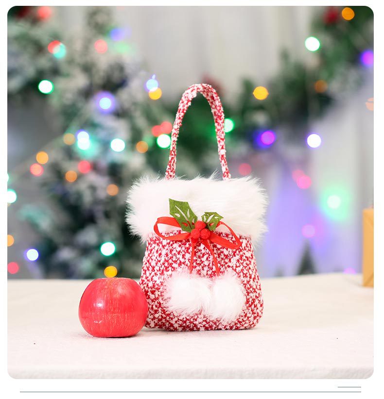 Christmas Gift Bag, Reusable for Small Holiday Gifts