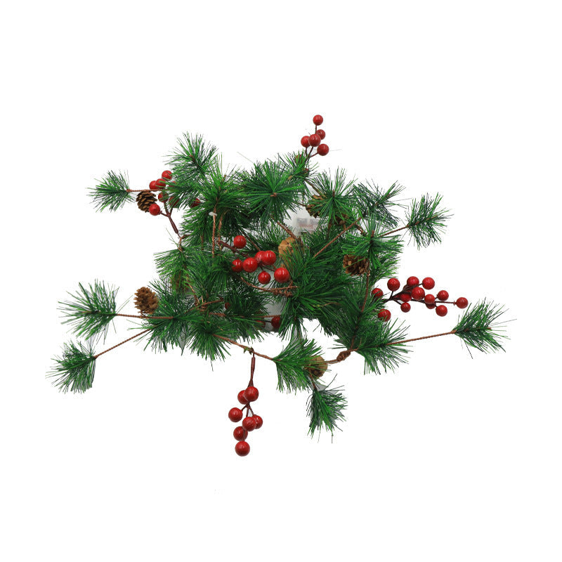 Christmas Pine Garland With Warm Integrated Lights