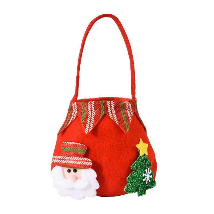 Christmas Felt Gift Bag for Candy & Small Presents