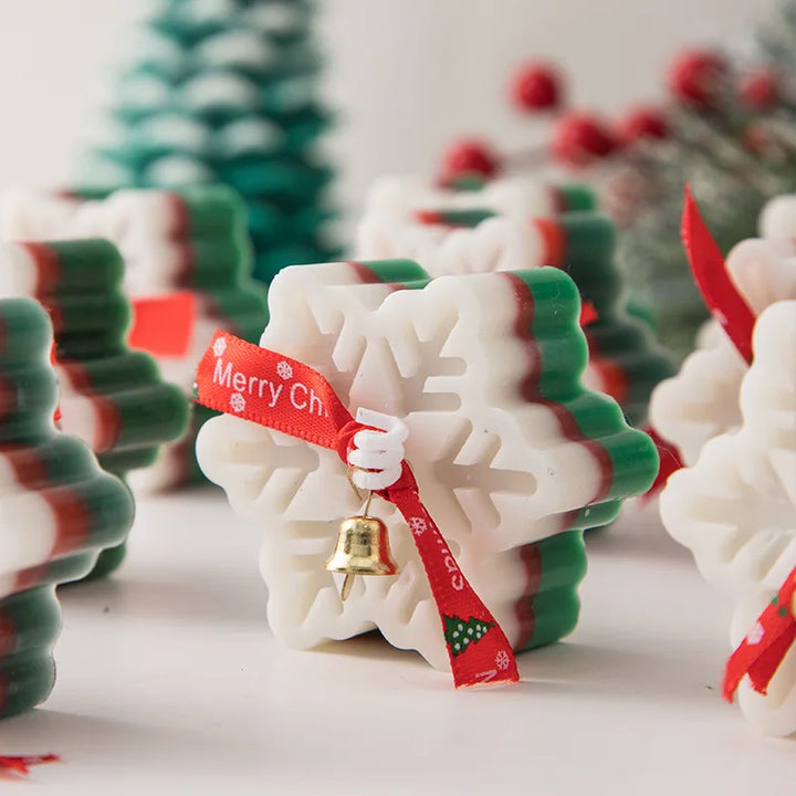 Christmas Snowflake Candle For A Warm Festive Glow