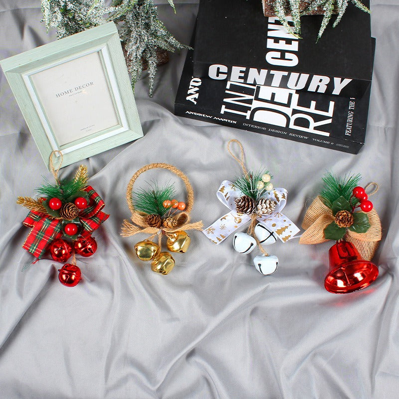 Christmas Tree Bell Ornament Set for Festive Displays