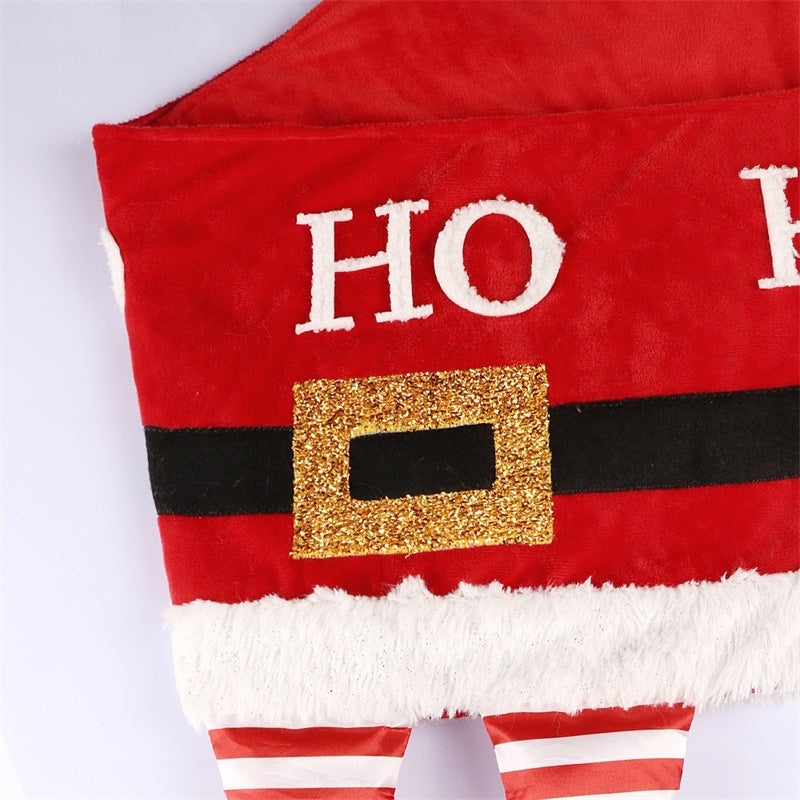 Christmas Tree Skirt Santa Legs & Boots Decoration