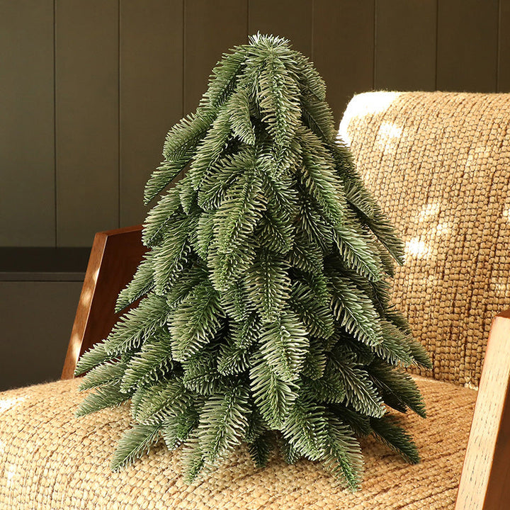 Tabletop Christmas Tree With Elegant PE Foliage