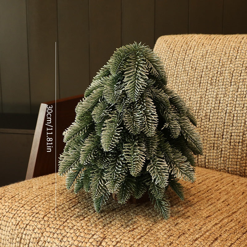 Tabletop Christmas Tree With Elegant PE Foliage