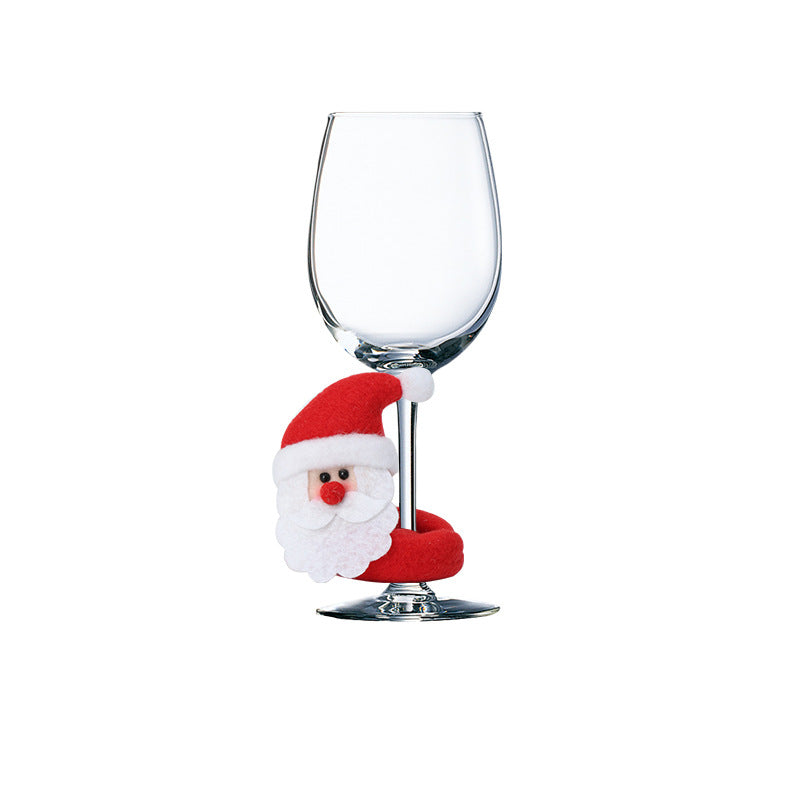 Christmas Wine Glass Decorations for Festive Tables