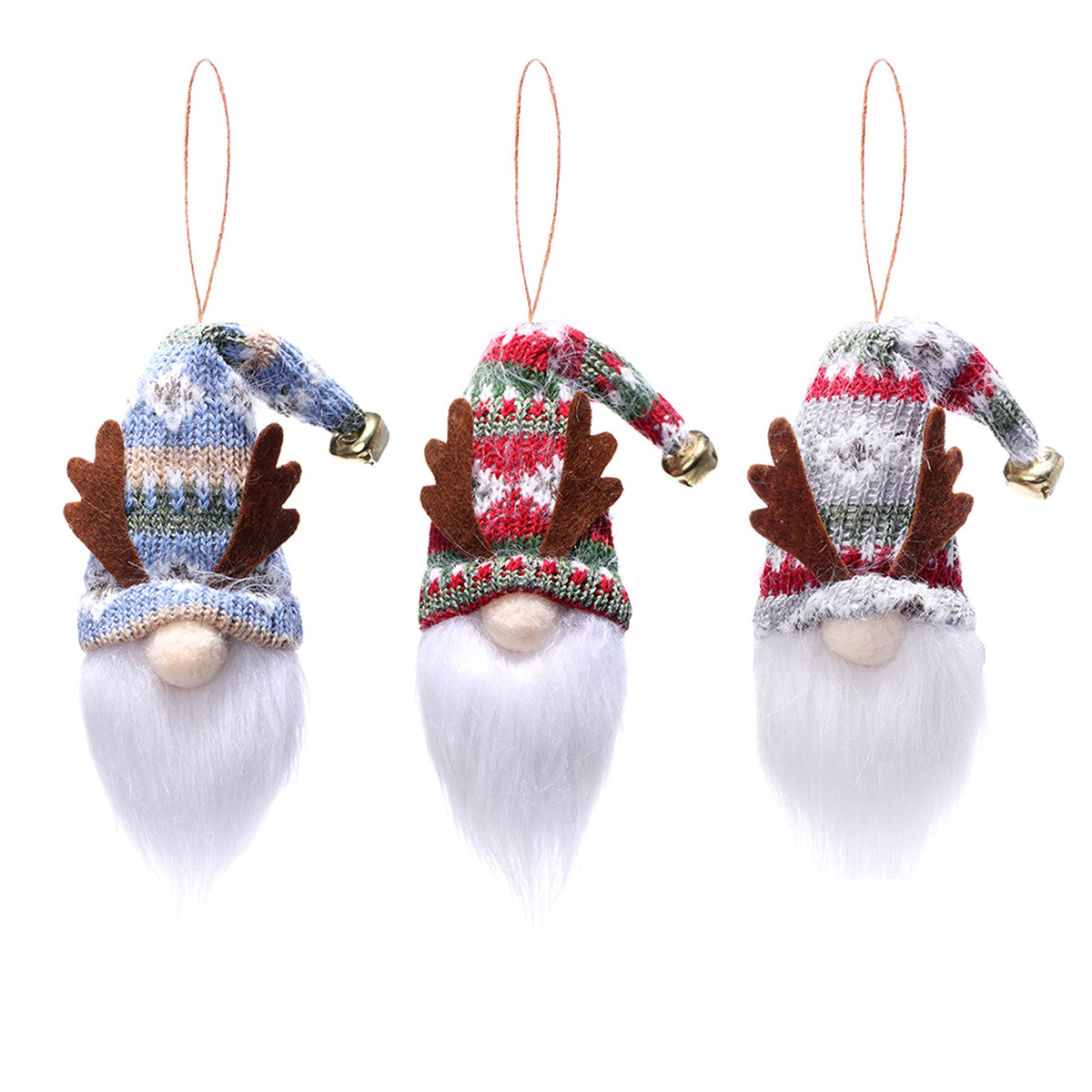 Christmas Gnome Ornaments Set for Cozy Tree Decorating