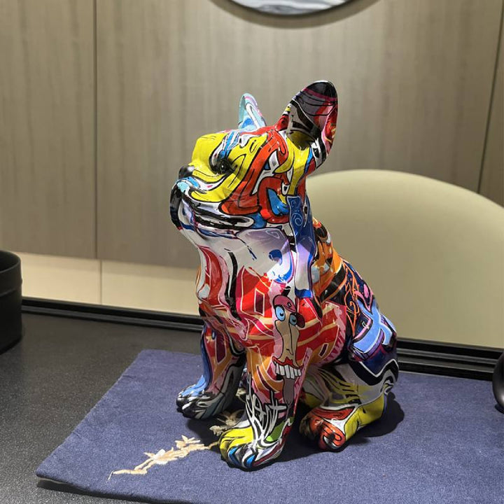 French Bulldog Sculpture for Playful Decor