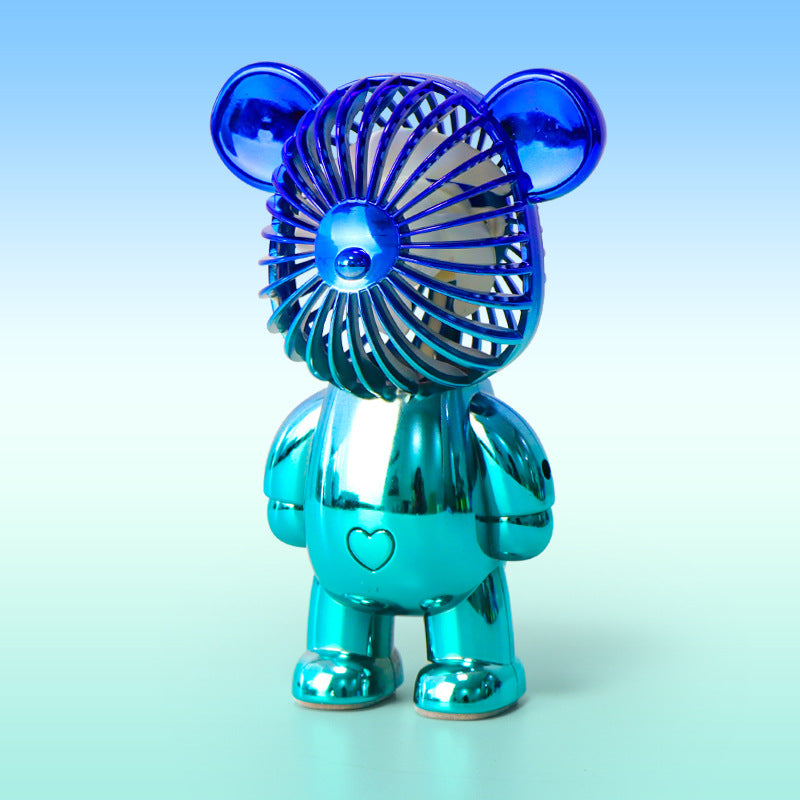 Gradient Bear Electric Fan USB Rechargeable Desk Fan