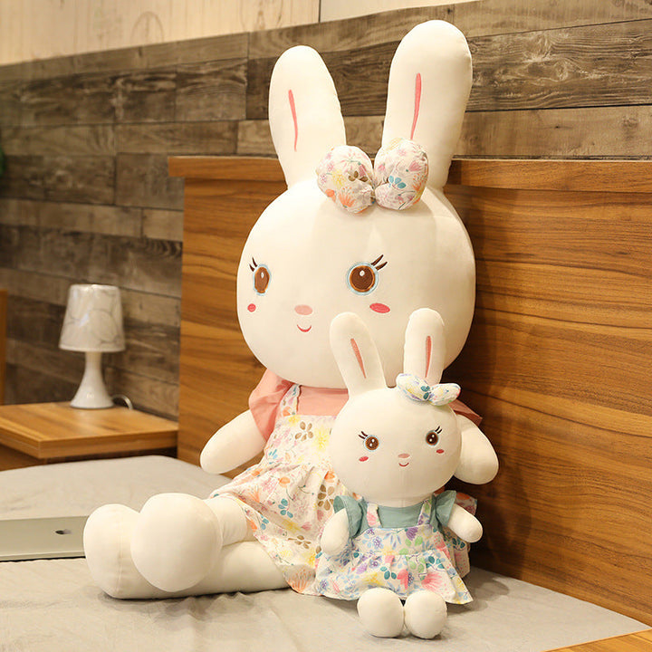Floral Rabbit Plush Doll Gift for Girls | Soft Decor