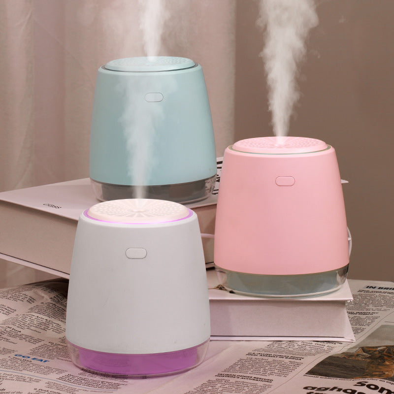 Pastel Mini USB Humidifier for Dry Desk and Car Air