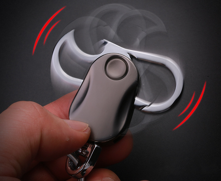 Gyroscope Keychain Pendant for Playful Key Carrying