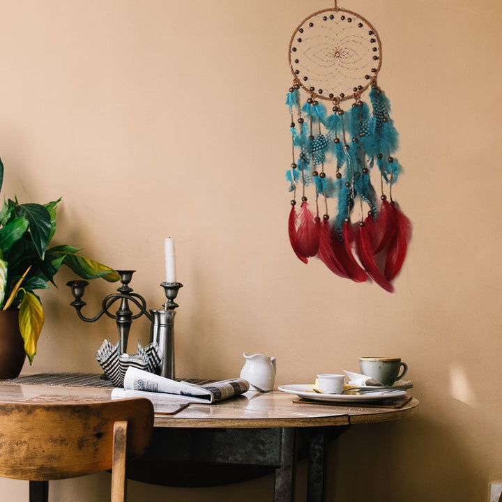 Dream Catcher Wall Decor for Colorful Bohemian Rooms