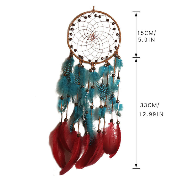 Dream Catcher Wall Decor for Colorful Bohemian Rooms