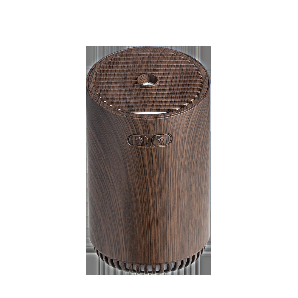 Wood Grain Mini Humidifier with Ambient Night Light