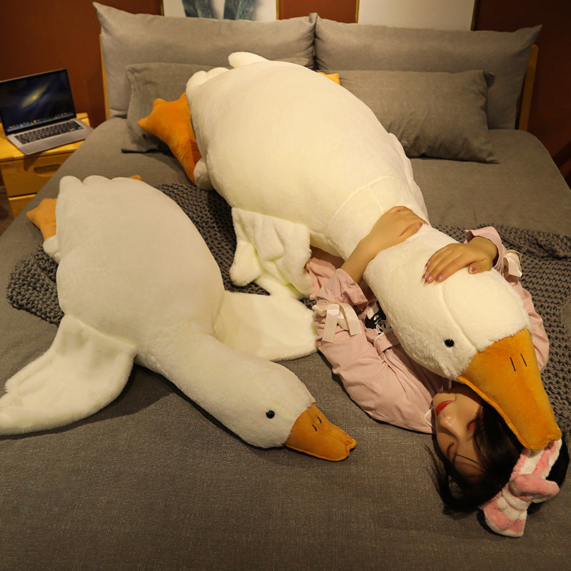 Big Goose Plush Pillow – Oversized Cuddly Room Companion