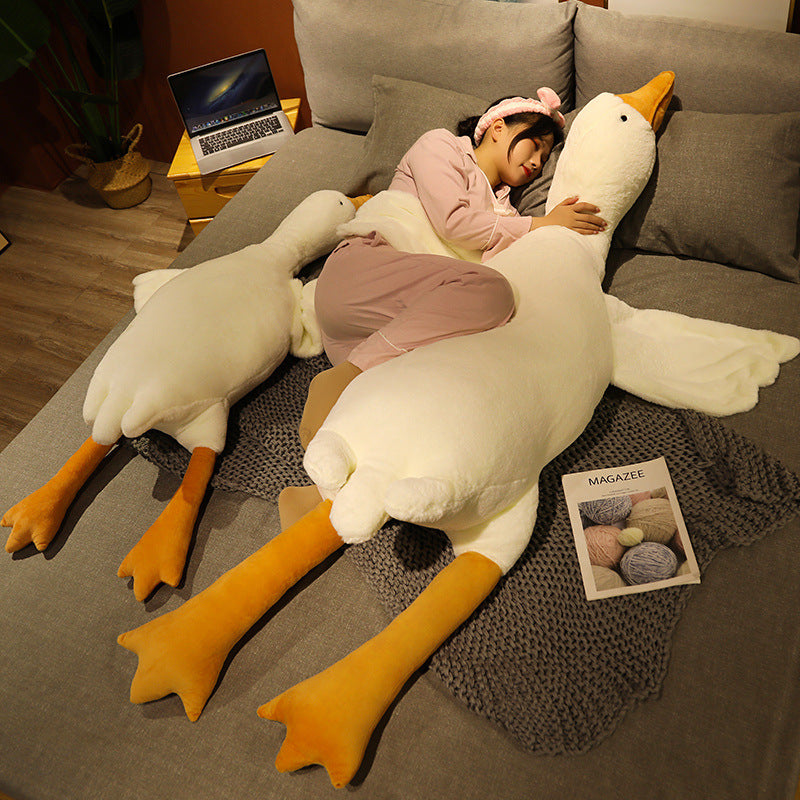 Big Goose Plush Pillow – Oversized Cuddly Room Companion