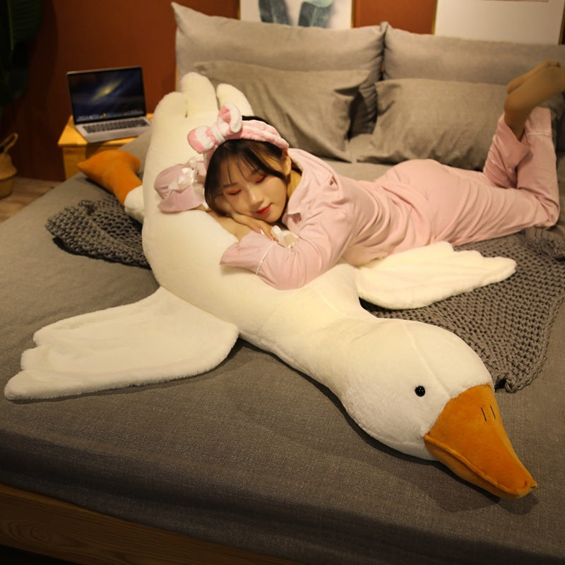 Big Goose Plush Pillow – Oversized Cuddly Room Companion