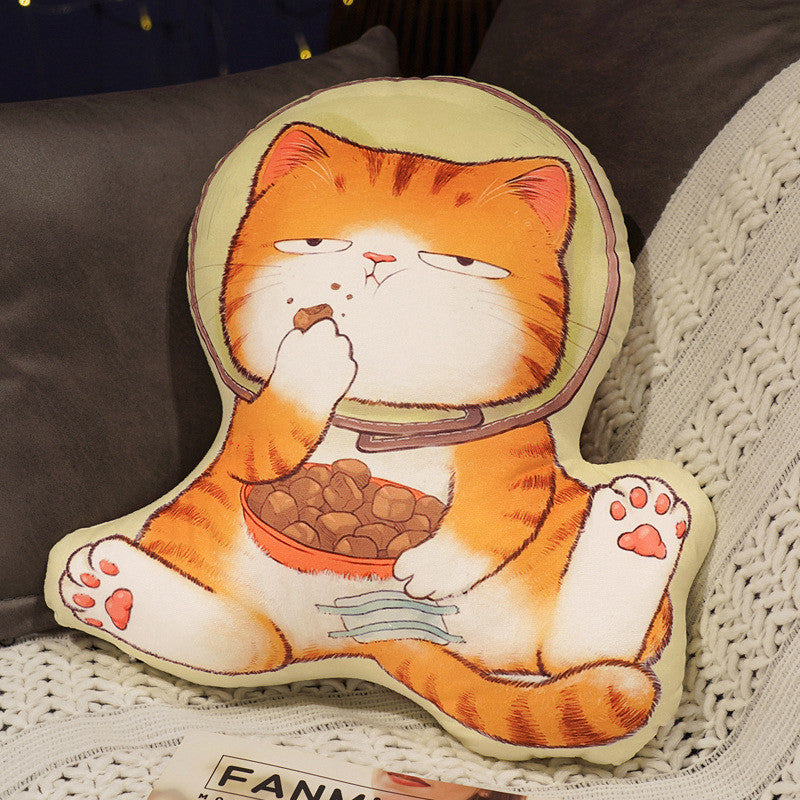 Cat Pillow Plush Cushion for Whimsical Home Styling