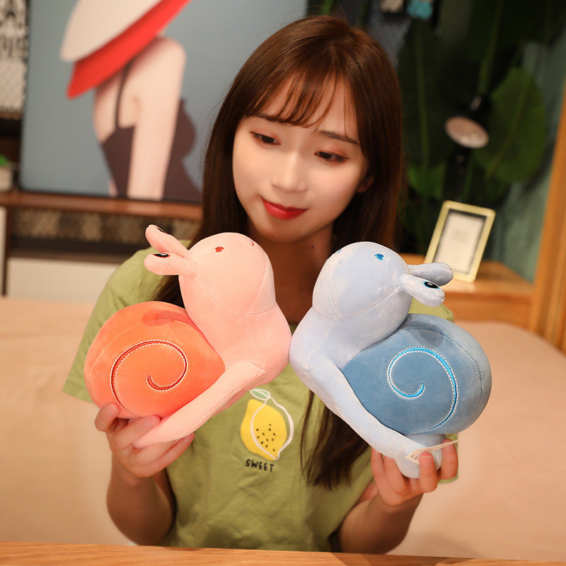 Snail Plush Pillow for Cozy Bedroom Decor & Cuddles