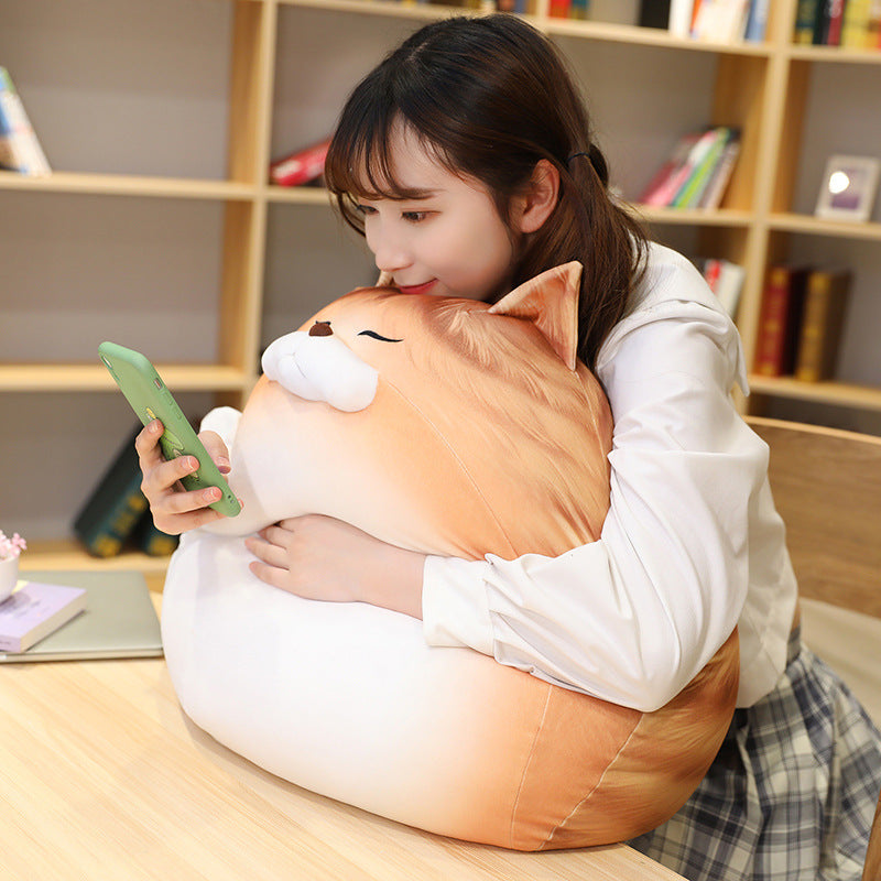 Cat Plush Pillow Cushion for Cozy Lounging & Decor