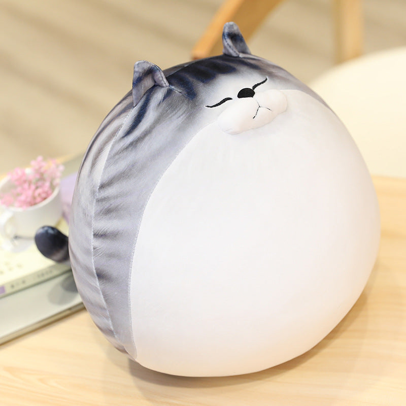 Cat Plush Pillow Cushion for Cozy Lounging & Decor