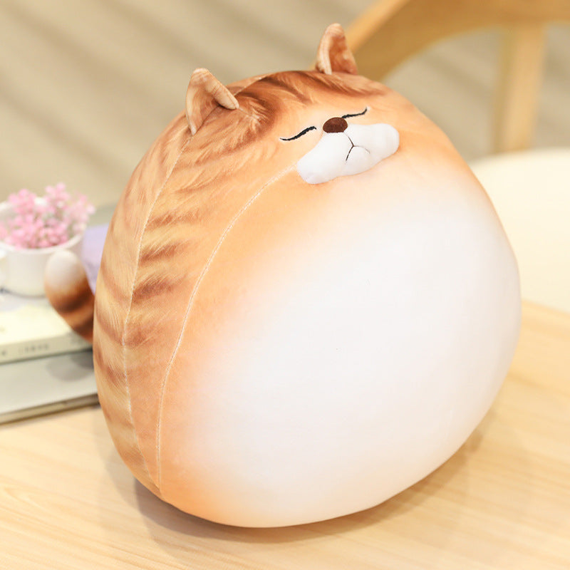 Cat Plush Pillow Cushion for Cozy Lounging & Decor