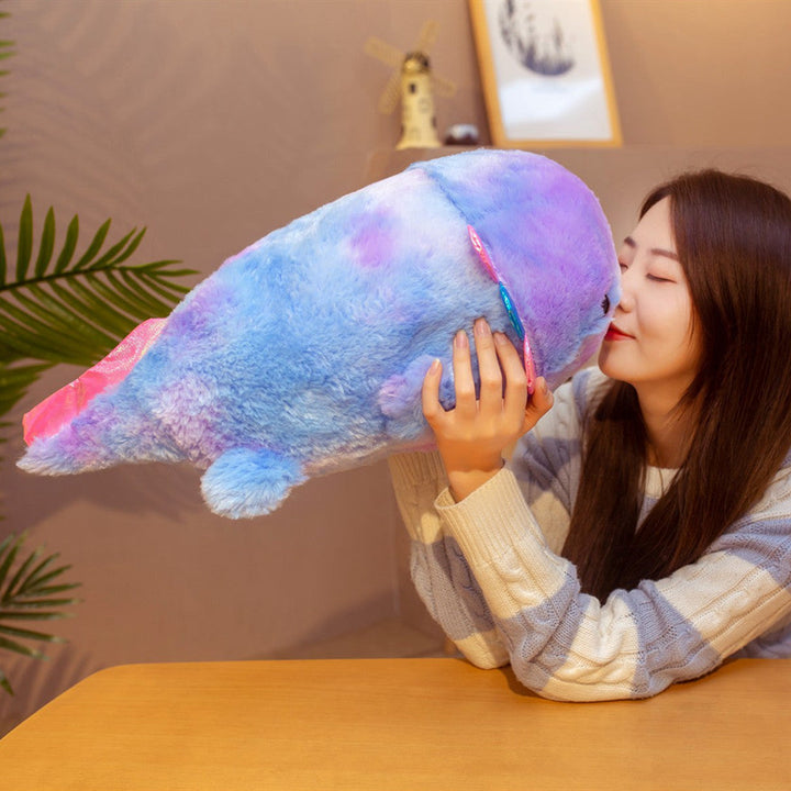 Rainbow Salamander Plush Toy for Cozy Cuddles & Decor